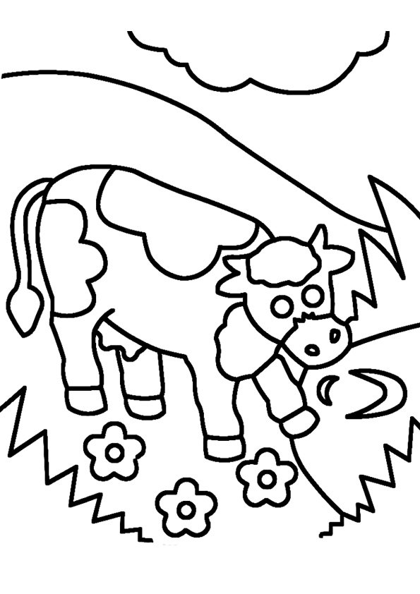 Vache 12 - motif à imprimer