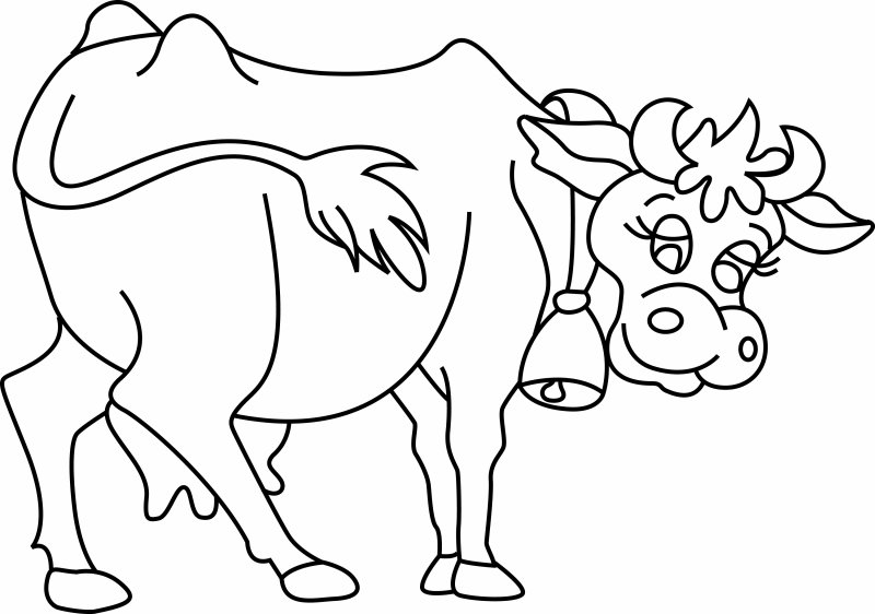 Vache 15 - motif à imprimer