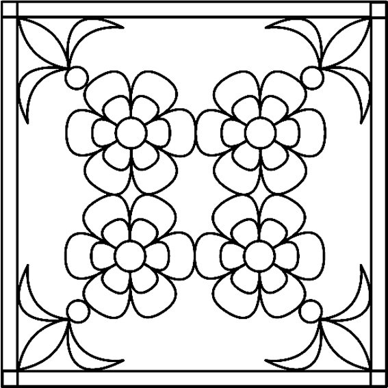 Vitrail 02 - motif à imprimer