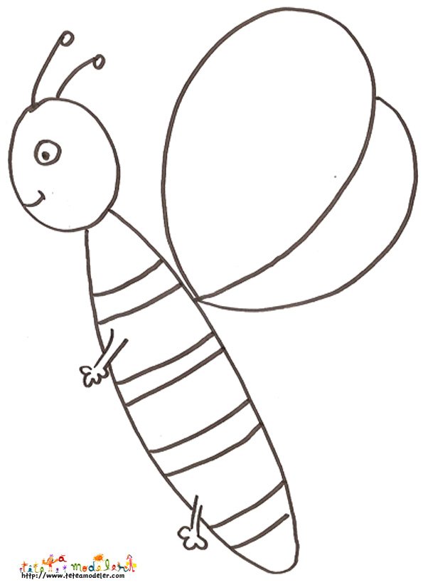 coloriage abeille
