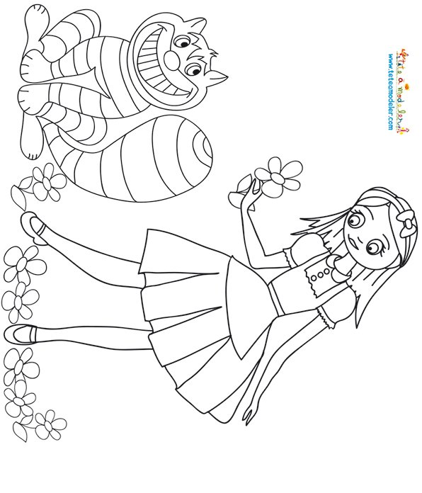 Alice et le chat ricanant 