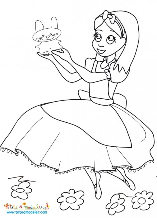 Alice et le petit lapin