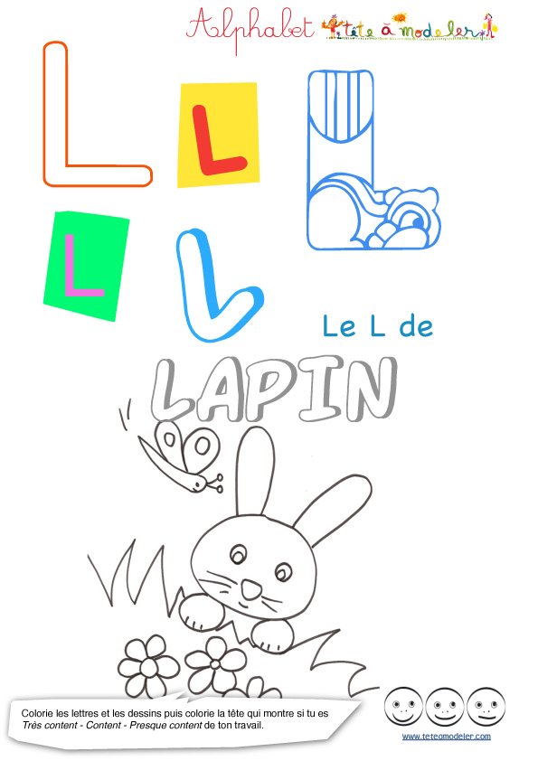 Le L lettre majuscule de l'alphabet
