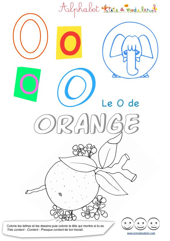 Le O lettre majuscule de l'alphabet
