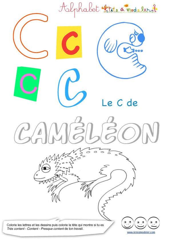 Le C lettre majuscule de l'alphabet
