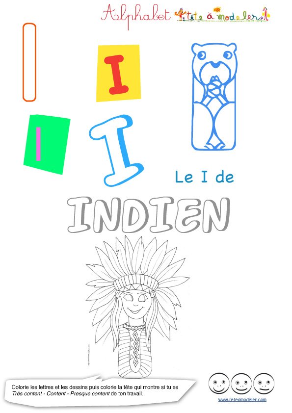 Le I lettre majuscule de l'alphabet
