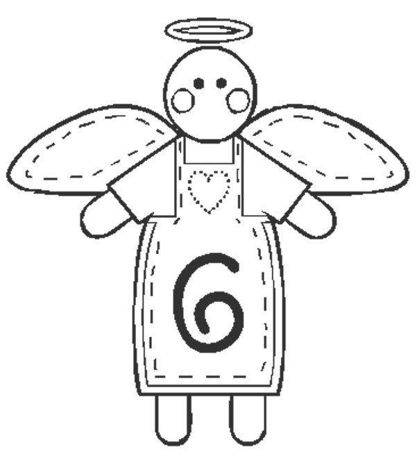 coloriage chiffre 6
