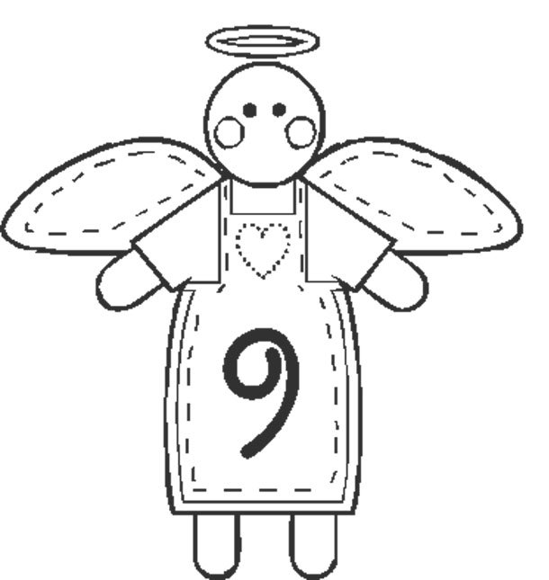 coloriage chiffre 09
