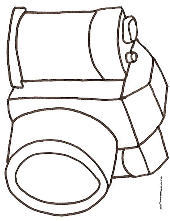 coloriage appareil photo
