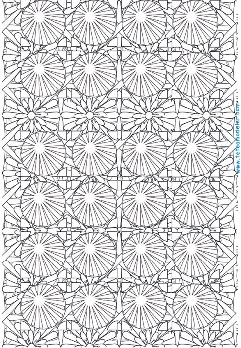 Composition géométrique pour Art Thérapie