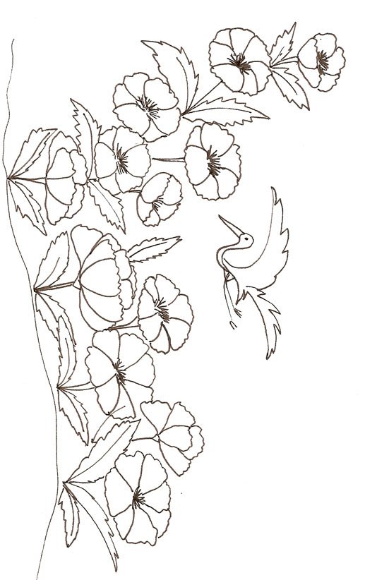 Imprimer le dessin d'inspiration asiatique 1
