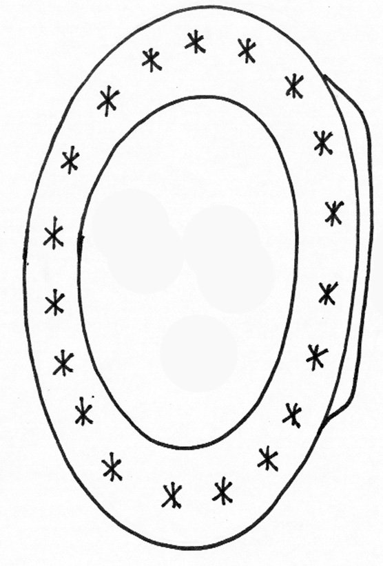 coloriage d'une assiette 
