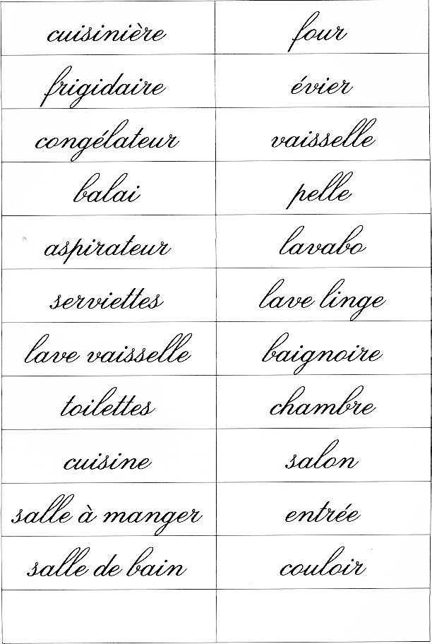 Imprimer les &eacute;tiquettes pour tout lire dans la maison
