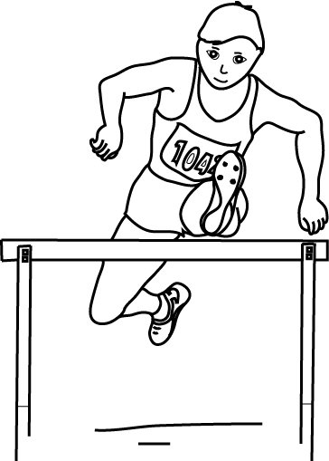 dessin d'athlétisme