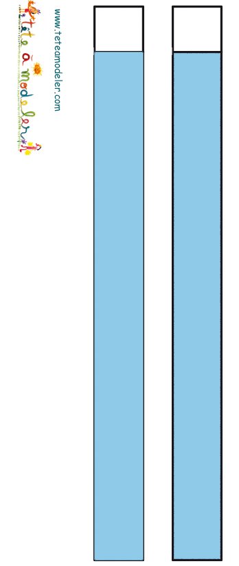 Bandes bleues claires &agrave; imprimer
