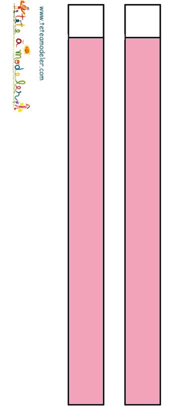 Bande rose pastel pour masque
