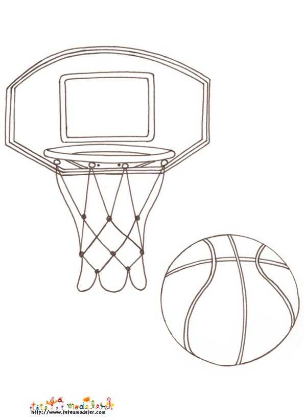 Coloriage Panier basket 
