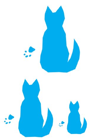 Mod&egrave;les pour la bo&icirc;te chats
