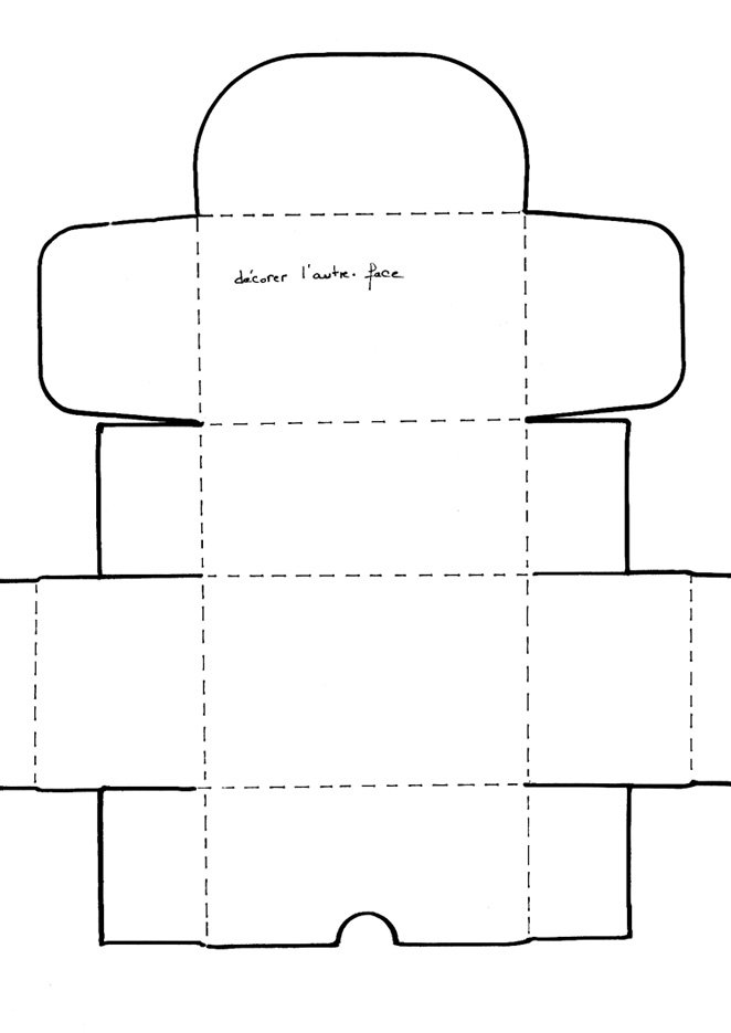 Mod&egrave;le de petite bo&icirc;te &agrave; imprimer
