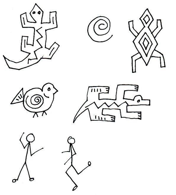 Motifs pour bo&icirc;te africaine &eacute;thnique
