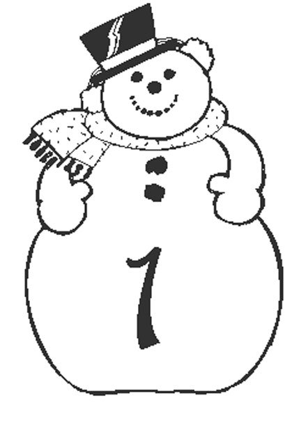 coloriage chiffre 1
