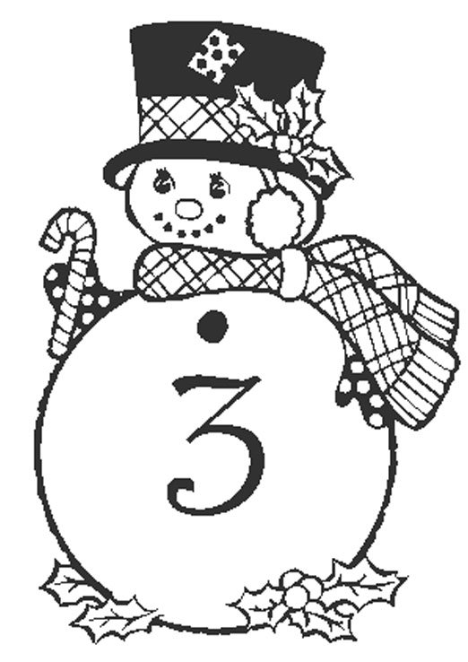 coloriage chiffre 3
