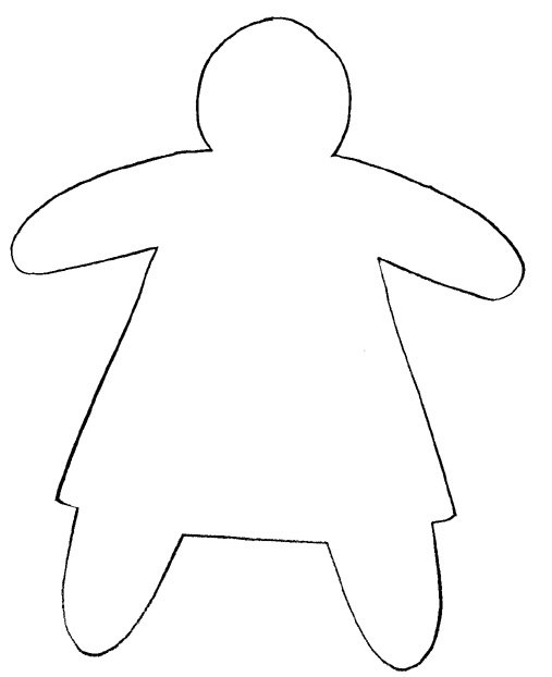 Mod&egrave;le fille de bonhommes de No&euml;l
