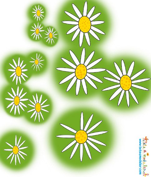 Imprimer les fleurs pour le cadre photo