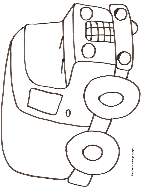 coloriage camion 1
