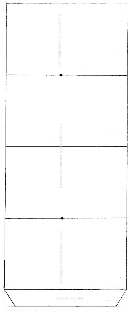 Mod&egrave;le pour fabriquer une carte sauteuse
