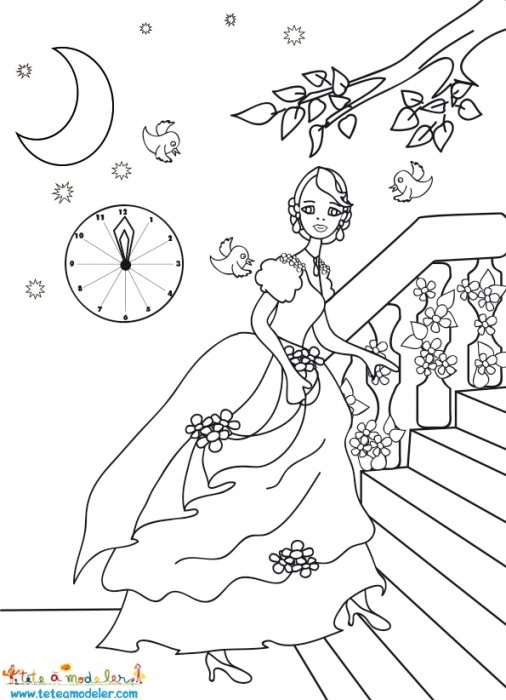 Minuit, Cendrillon s'enfuit du bal