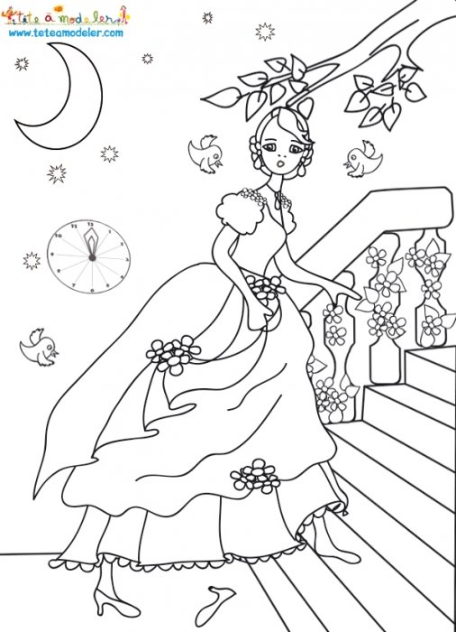 Cendrillon perd sa pantoufle de verre