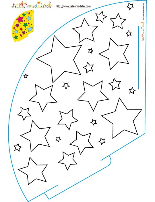 imprimer le chapeau &agrave; colorier &agrave; d&eacute;couper &agrave; monter
