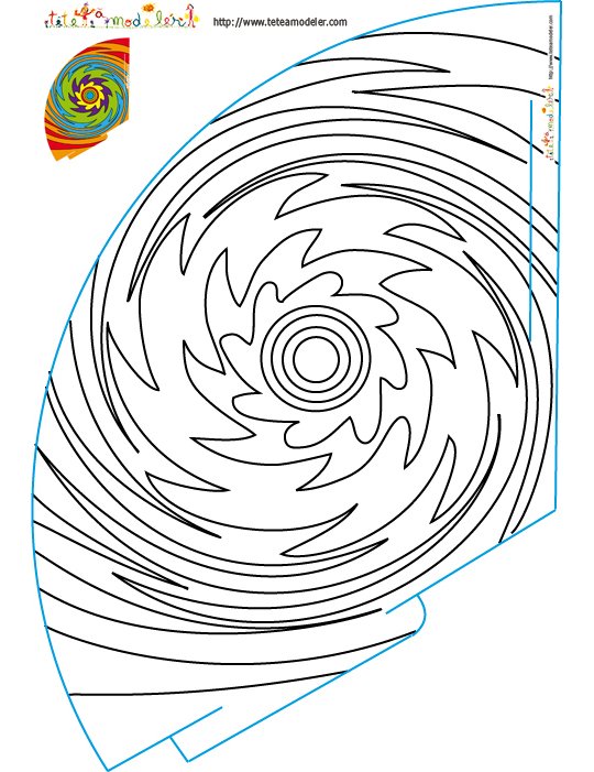 imprimer le chapeau &agrave; colorier &agrave; d&eacute;couper &agrave; monter
