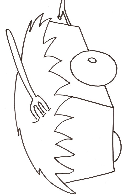 coloriage d'une charrette
