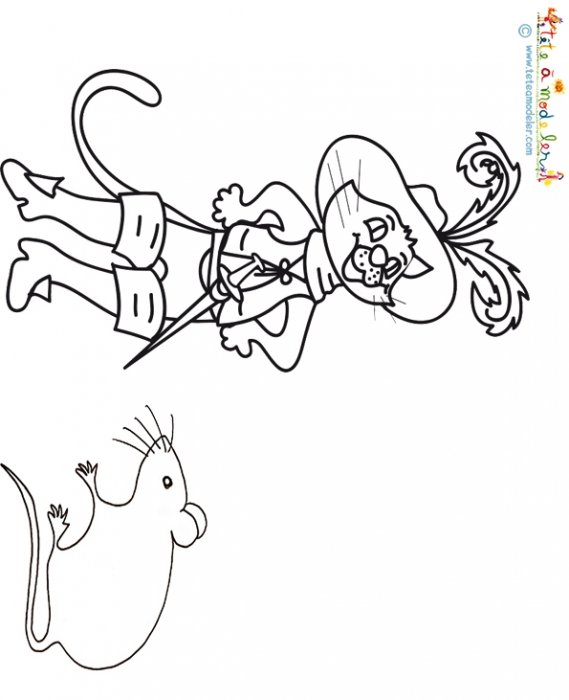 Le chat botté et la souris