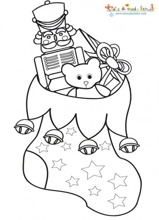 La chaussette cadeaux de Noel