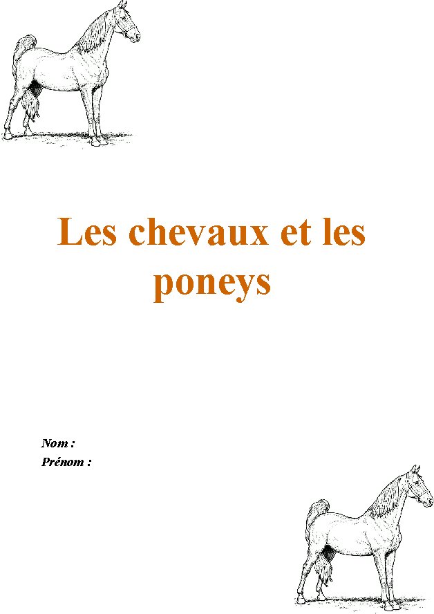 livre sur le cheval et les poneys couverture
