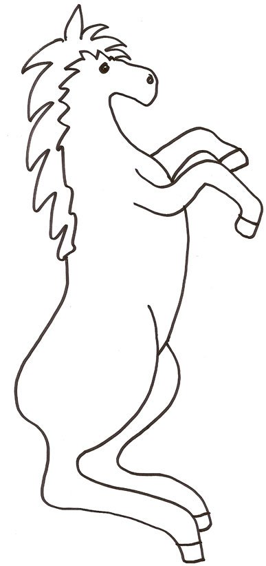 coloriage d'un cheval
