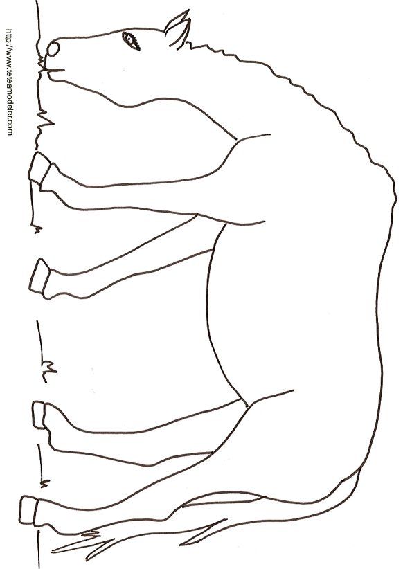 coloriage cheval
