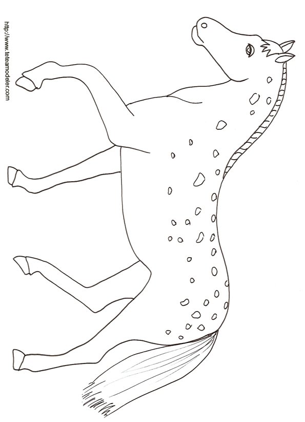 coloriage cheval
