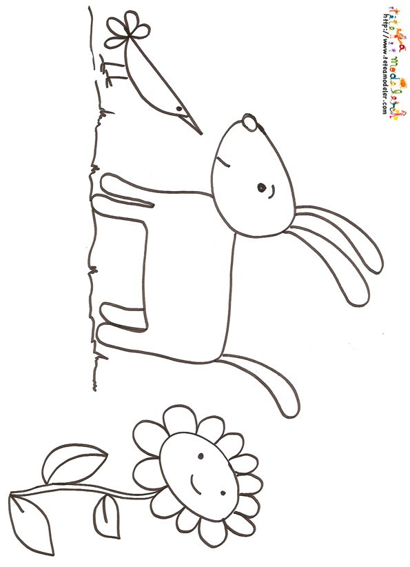 Coloriage chien
