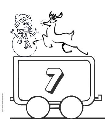 coloriage chiffre 7
