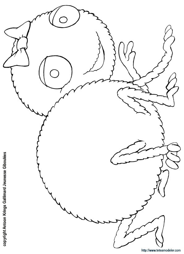 Coloriage Chlo&eacute; l'Araign&eacute;e
