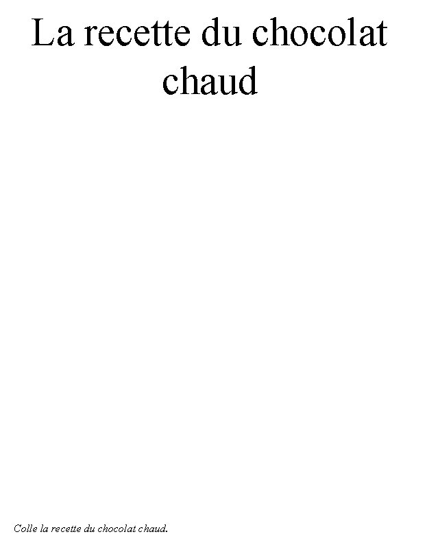 Imprimer page 15 du livre sur le cycle du chocolat 
