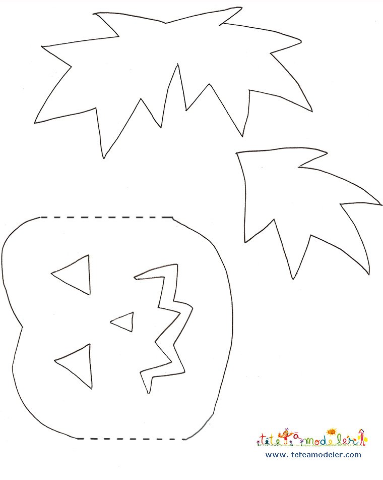 mod&egrave;le citrouille