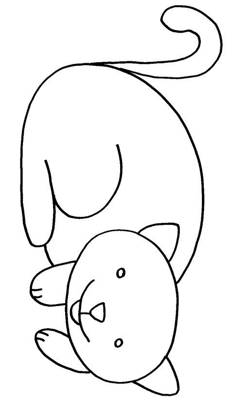 Coloriage d'un chat

