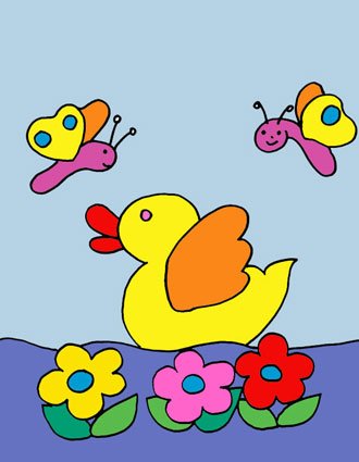 canard colori&eacute;
