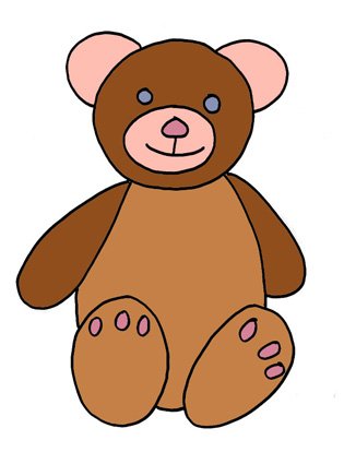 nounours colori&eacute;
