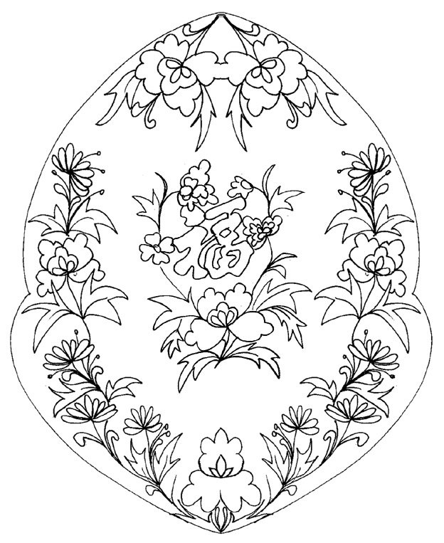 m&eacute;daillon aux pivoines

